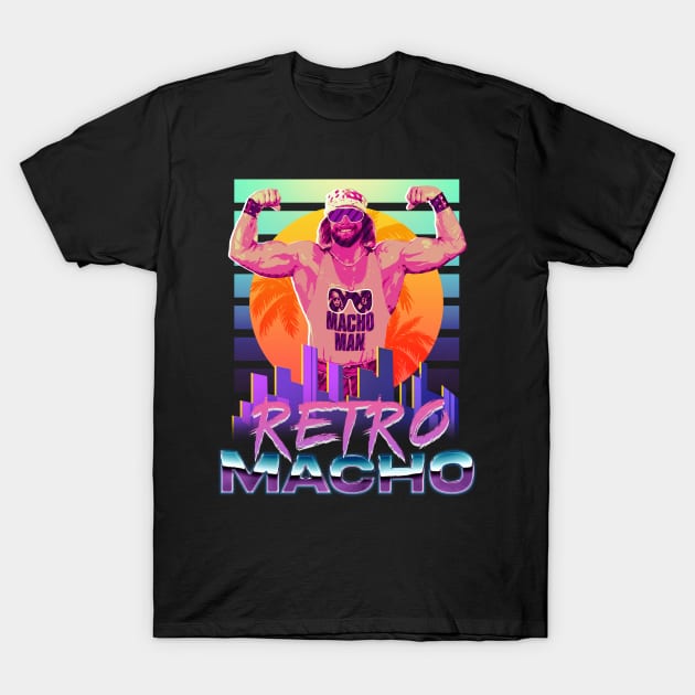 Retro Macho T-Shirt by RetroVania